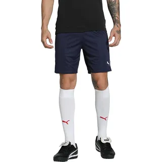 Puma teamGOAL Shorts Unisex-Erwachsene Gestrickte Shorts, PUMA Navy-PUMA White, 705752