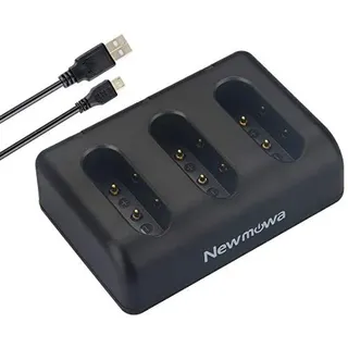 Newmowa Rapid 3-Channel Ladegerät für Sony NP-BX1 / M8, NP-BY1 und Sony DSC-RX100, DSC-RX100 II, DSC-RX100M II, DSC-RX100 III, DSC-RX100 IV, DSC-RX100 V, DSC-RX100 VII, HDR -CX405