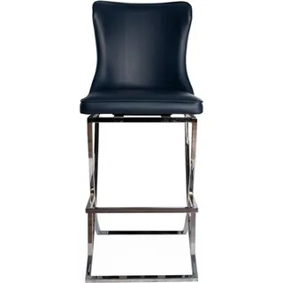 Barhocker Stuhl Hocker Design Tresen Lehnstuhl Bar Tresen Stühle Lounge Leder