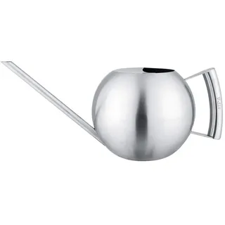 Fdit 1000 ml Edelstahl Gießkanne Langer Mund Rundstreutopf Terrasse Pflanzen