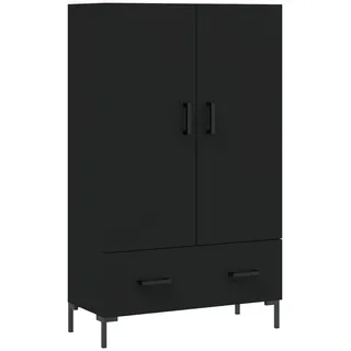 vidaXL Highboard Schwarz 69,5x31x115 cm Holzwerkstoff