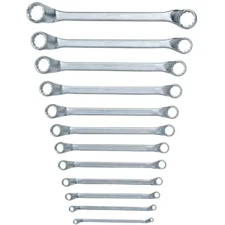 KS Tools Doppel-Ringschlüssel-Satz 12-tlg. gekröpft, 6-32 mm