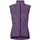 Weste Damen Leichte Sportweste mit 80 Windschutz Jacke unter Verwendung von recyceltem Material 80 g Atmungsaktiv Passform Slim fit eggplant 40