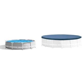 Intex Prism Rondo Frame Pool Set Ø 305 x 76 cm inkl. Reparaturset