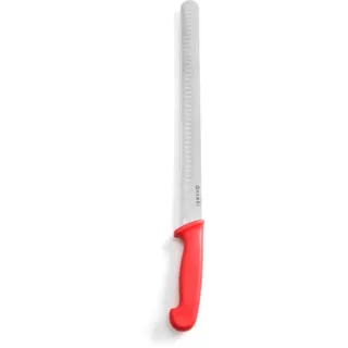 HENDI Schinken- und Lachsmesser 35 cm rot