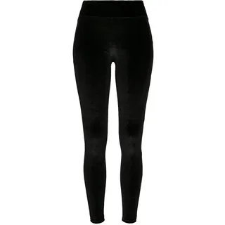URBAN CLASSICS Ladies High Waist Velvet Leggings - Gr.: M