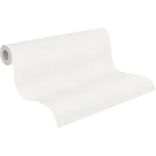 A.S. Création Vliestapete Uni 10,05 m x 0,53 m 790913 Beige/Weiß