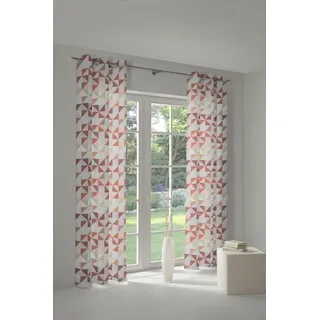 Wirth Berlare Schlaufen 132 x 145 cm Braun/Orange 1 Stk.