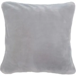 Gözze Premium Cashmere-Feeling Dekokissen 50 x 50 cm Silber