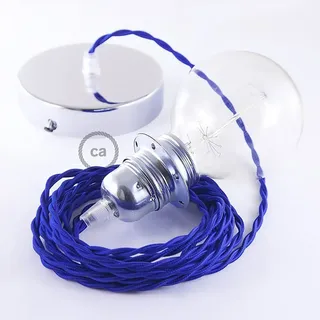 creative cables Tm12 1-flg. 50 cm blau