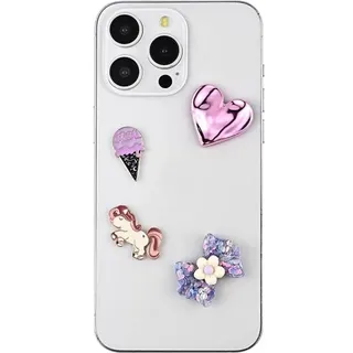ONSALA Charms Pimp Your Phone Metal and Plastic 4pcs