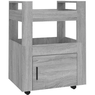 vidaXL Küchenwagen Grau Sonoma 60x45x80 cm Holzwerkstoff - Grau
