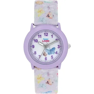 Prinzessin Lillifee 18 mm Textilgehäuse lila Textilarmband lila