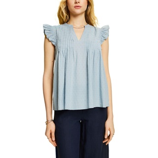 ESPRIT Damen 043EE1F306 Bluse, 445/LIGHT Blue Lavender, S