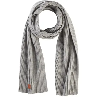 CAMEL ACTIVE Herren Schal aus einem Baumwoll-Kaschmir-Mix Grau, menswear-OS