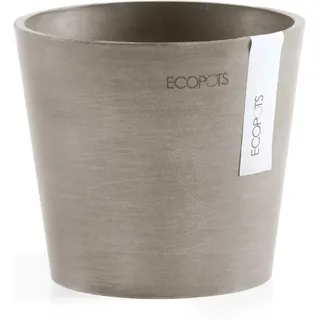 Ecopots Pflanztopf Amsterdam Mini Taupe 13 cm x 11,4 cm