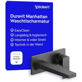 Duravit Manhattan Einhandmischer Schwarz Matt