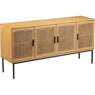 LEONIQUE Lavisha Beige Rattan 160 x 80 x 40 cm