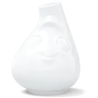 FIFTYEIGHT PRODUCTS/Vase klein „Putzig“ (Porzellan, Höhe 10 cm, Weiß, 100% Made in Germany)
