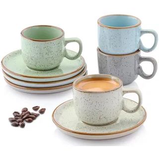 sänger geschirr Rio Espressotassen 8-tlg. mehrfarbig