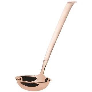 AMEFA BUFFET Vorleger | Suppenkelle | Schöpflöffel für Catering | Kelle für Suppe und Eintopf | Servierbesteck | 18/10 Edelstahl | satiniert | kupfer | Länge: 31 cm