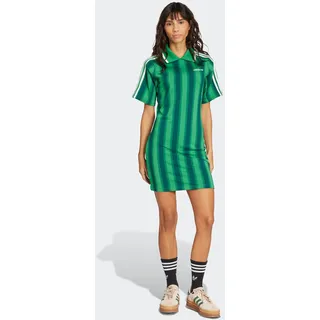 adidas Originals Shirtkleid "INSPIRED GRAPHIC" sportlicher Look, vom Fußball inspirierter Allover-Print, grün