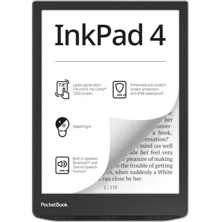 PocketBook InkPad 4 2022 32 GB Silber