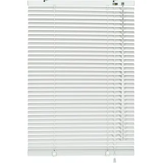 Deco Company Aluminium-Jalousie 100 x 130 cm Weiß