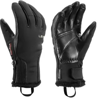 Leki Damen Skihandschuhe Vallarta 3D Women - 7.5, Schwarz