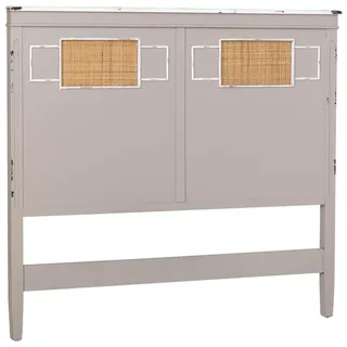 Wanderlust Bettkopfteil 150x6x130 cm , Grau , Holz , 150x130x6 cm , Bett-Kopfteile