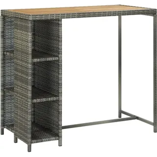 vidaXL Gartenbar Set 5-tlg. Grau