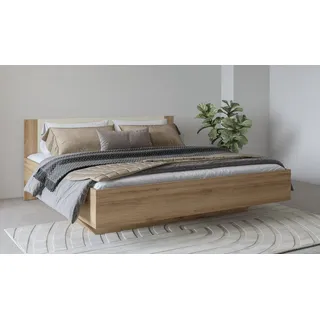 Home Affaire Bettgestell »Bitry, Breite 160 bzw. 180 cm, moderner Bettrahmen« Doppelbett in zwei Grössen, beige