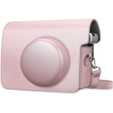 Fintie Tasche für Fujifilm instax Wide 300 Sofortbildkamera - Premium Reise Kameratasche Hülle Schutzhülle Abdeckung mit abnehmbaren Riemen, Roségold