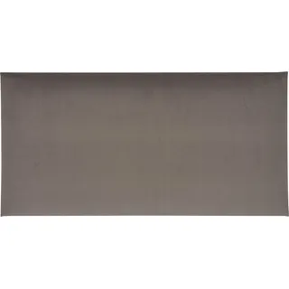 Wandkissen Rechteck 60 cm x 30 cm Dunkelgrau Samt