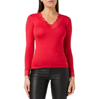 Morgan Damen 182-tracy.n Langarmshirt, Rot (Tango Red 500), Medium (Herstellergröße: TM)