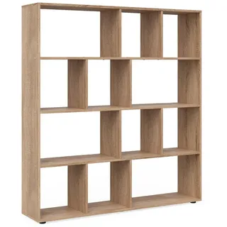 Vicco Raumteiler Pilar 131,6 x 29 x 143 cm Braun