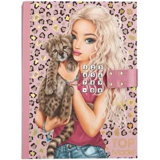 DEPESCHE Topmodel Diary With Code And Sound-leoheart (0413941) Tagebuch - Pink - One Size