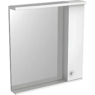 Wandspiegel mit Beleuchtung Badwandspiegel mit Ablage Spiegel Spiegelschrank - Weiß