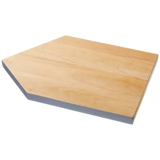 Zweig Design Schneidebrett L, Holz, Grau, Groß