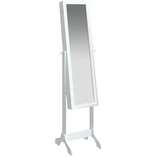 vidaXL Standspiegel 34 x 146 cm Weiß