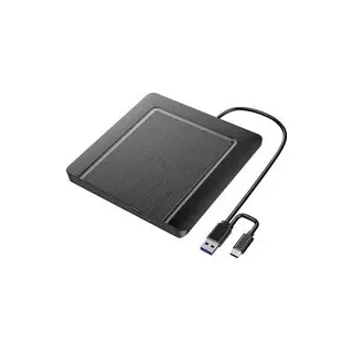 Xlyne DVD-Brenner Extern USB-A, USB-C®, USB-A (USB 2.0) Schwarz