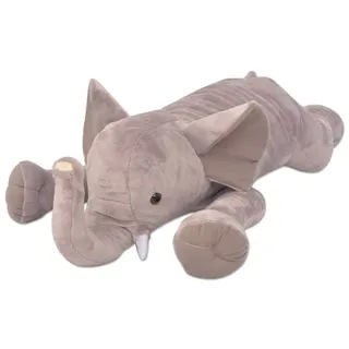 vidaXL Elefant Kuscheltier Plüsch XXL 120 cm