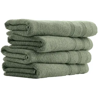 SCHIESSER Brooklyn Handtuch 50 x 100 cm grün