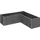 Belvedere MINI 152 x 152 x 45 cm Dunkelgrau-metallic