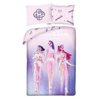 K-POP Demon Hunters Lila 140 x 200 cm + 70 x 90 cm