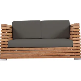Outdoor Sofa Picardie 2-Sitzer Teak Massivholz