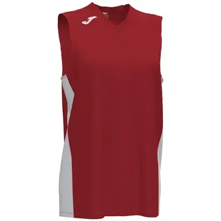 Joma Trikot Sans Manches Femme Cancha III XL Rot/Weiß