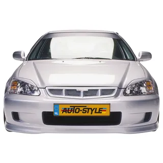 AUTO-STYLE Frontspoileransatz kompatibel mit Honda Civic 1999-2001 'Type-R Look'