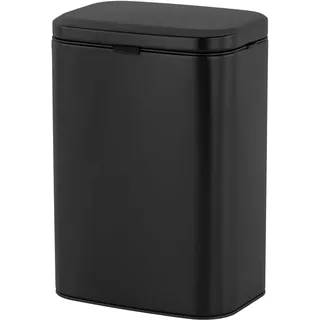 Relaxdays Wandmülleimer 8 l Schwarz