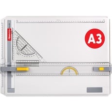 Bild Zeichenplatte A3, weiß, Schnellzeichendreieck, im Karton (AR70332)